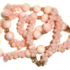 21 Inch Vintage 14k Gold 8.25m Peach Pink Angelskin Coral 38gr Necklace