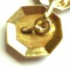 Heavy Art Deco Platinum Gold Wash Fancy Mens Cufflinks Chainlink No Monogram