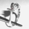 Vintage 925 Sterling Silver Cat Kitten W Collar Ring Size 6.5 Excell Condition