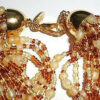 Joan Rivers 37 Inch Long 24 Strand Italian Glass Beads Necklace Big & Showy