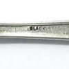 Antique Gorham Black Starr 1904 Sterling Silver Name Table Spoon Margh Aries Bull
