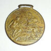 Antique Victorian 1889 French Exposition Universelle France Mens Brass Medal Fob