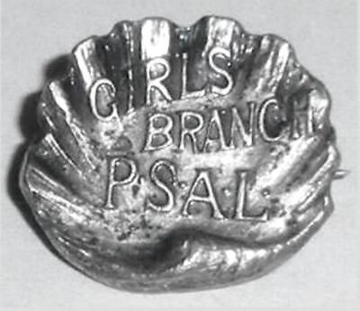 Antique Early Art Deco Psal Public School Athletic League Pin Girls Branch