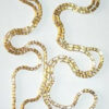 Vintage Signed Goldette Long Double Strand Necklace Mint
