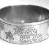 Vintage Mexican Sterling Silver F Napkin Ring Frank Francis Frances Fritz Fay