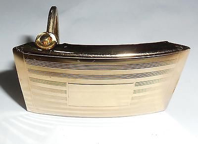 Vintage Art Deco 12k Gold Filled Mens Womens Belt Buckle No Monogram