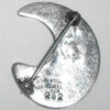 Vintage Cortes #282 Mexican Sterling Silver Crescent Pin