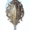 Vintage Gold Plated Faux Cameo Pearls Stickpin Old Store Stock No Wear Condition