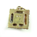 Vintage 14k Gold And Diamond Ring In Movable Jewelry Box Charm