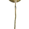 Antique Victorian 14k Gold Carved Agate Star Flower Stickpin