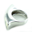 Flli Menegatti Sterling Silver Italy 1 1/2" Abstract Modern Art Enamel Ring 7