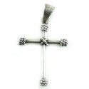 Vintage Taxco Mexican Sterling Silver Cross Pendant Christian Catholic