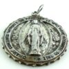 Antique Art Nouveau Hayward Sterling Silver Miraculous Mary Pendant Christian Catholic Medal Fob