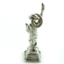 Vintage Cellini Sterling Silver Statue Of Liberty Charm Not Polished