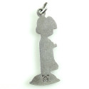 Vintage Sterling Silver Candlestick Telephone Sunbonnet Baby Charm
