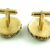Vintage Dante Incolay Cameo Gold Museum Masterpiece Mens Cufflinks