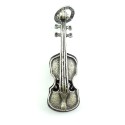 Vintage Beau Sterling Silver Violin Charm