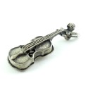 Vintage Beau Sterling Silver Violin Charm