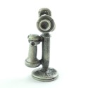 Vintage Sterling Silver Candle Stick Telephone Charm With Hallmarks