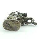 Vintage Sterling Silver Movable Cowboy On Horseback Charm