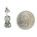 Vintage Beau Sterling Silver Violin Charm