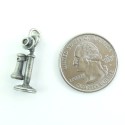 Vintage Sterling Silver Candle Stick Telephone Charm With Hallmarks