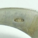 Vintage Modernist Sterling Silver Sodalite Ring Scandinavian Design 8.25 8 1/4