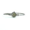 Late Art Deco Transitional 14k Gold And Diamond Ladies Bracelet Wristwatch Lucerne Watch
