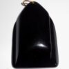 Big Vintage Art Deco Chunky Black Transitional Plastic Lamp Pull Pendant