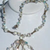 Vintage Lage Art Deco Crystal Necklace Faceted