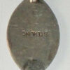 Antique Art Deco Sterling Silver Prayer Medal Pendant Christian Catholic