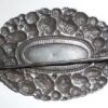 Antique Victorian Art Nouveau 800 Euro Silver Amethyst Aesthetic Fruit Sash Dress Pin Large