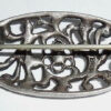Antique Art Deco Germany Sterling Silver Fancy Marcasite Pin European