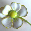 Big Vintage Original By Robert Lime Green Yellow Showy Flower Pin Excell No Wear
