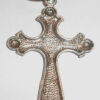 Vintage Hand Cut Sterling Silver Cross Pendant