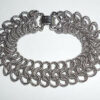 Vintage Signed Goldette Fancy Silver Spiral Bracelet 7 1/8" Mint Never Used