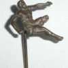 Antique Edwardian To Art Deco Figural Stickpin Track And Field Runner Jumper Athlete