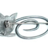 Vintage Delfino Mexican Sterling Silver Cat Pin