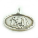 Vintage Sterling Silver Christian Catholic Saint Charm Pendant Religious Jewelry