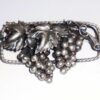 Antique Hallmarked Sterling Silver Art Nouveau Edwardian Aesthetic Grapes Pin