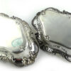 Pair Vintage Wallace Sterling Silver 6.5 Inch Serving Trays Nut Pickle Candy No Monogram