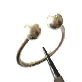 Tiffany & Co Sterling Silver Large Size Screw Key Ring