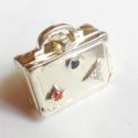 925 Sterling Silver Suitcase Charm