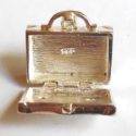 925 Sterling Silver Suitcase Charm