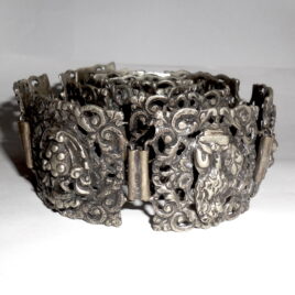 Vintage Guardian Angel Cherub House of Medici Giglio Tuscany Belt 27" Chatelaine Large Heavy Showy