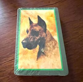 Vitnage 1950s Great Dane Sealed Pack of Playing Cards Western Publishing