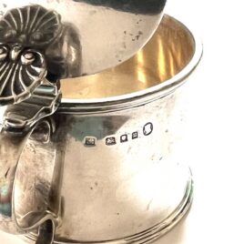 1935 Hallmarked Sterling Silver Mustard Condiment Pot No Glass King George V Jubilee Year