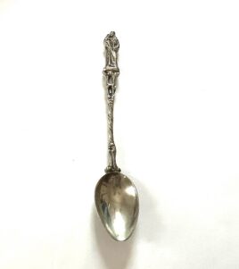 Vintage Art Deco St. Anthony of Padua with Jesus Apostle Saint Spoon Catholic Italy