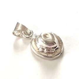 Vintage Italian 925 Sterling Silver Tall Western Hat Pendant Charm Banded Decoration Arrezo Italy
