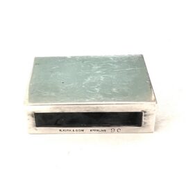 Vintage Art Deco 1920s-1930s Kirk & Son Sterling Silver Match Box Case Cover No Monogram